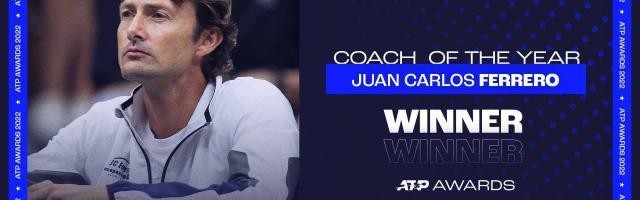 博鱼电竞-费雷罗荣膺ATP年度最佳教练 丘里奇获年度复出奖